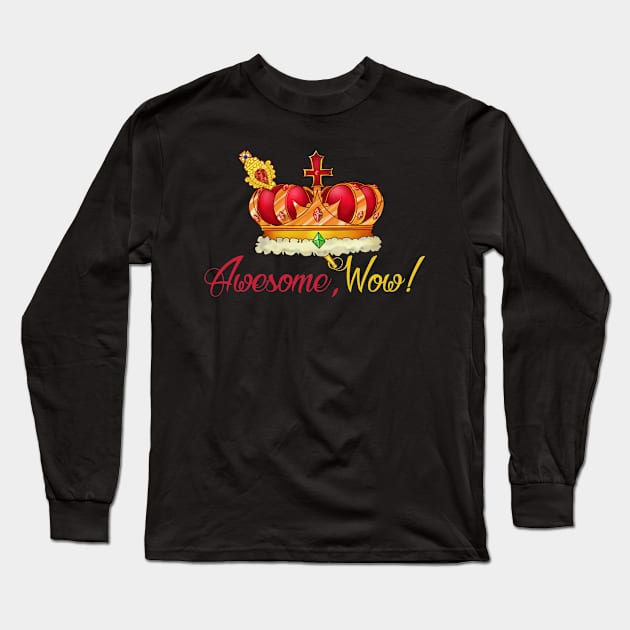 Awesome wow Hamilton Long Sleeve T-Shirt by JayD World